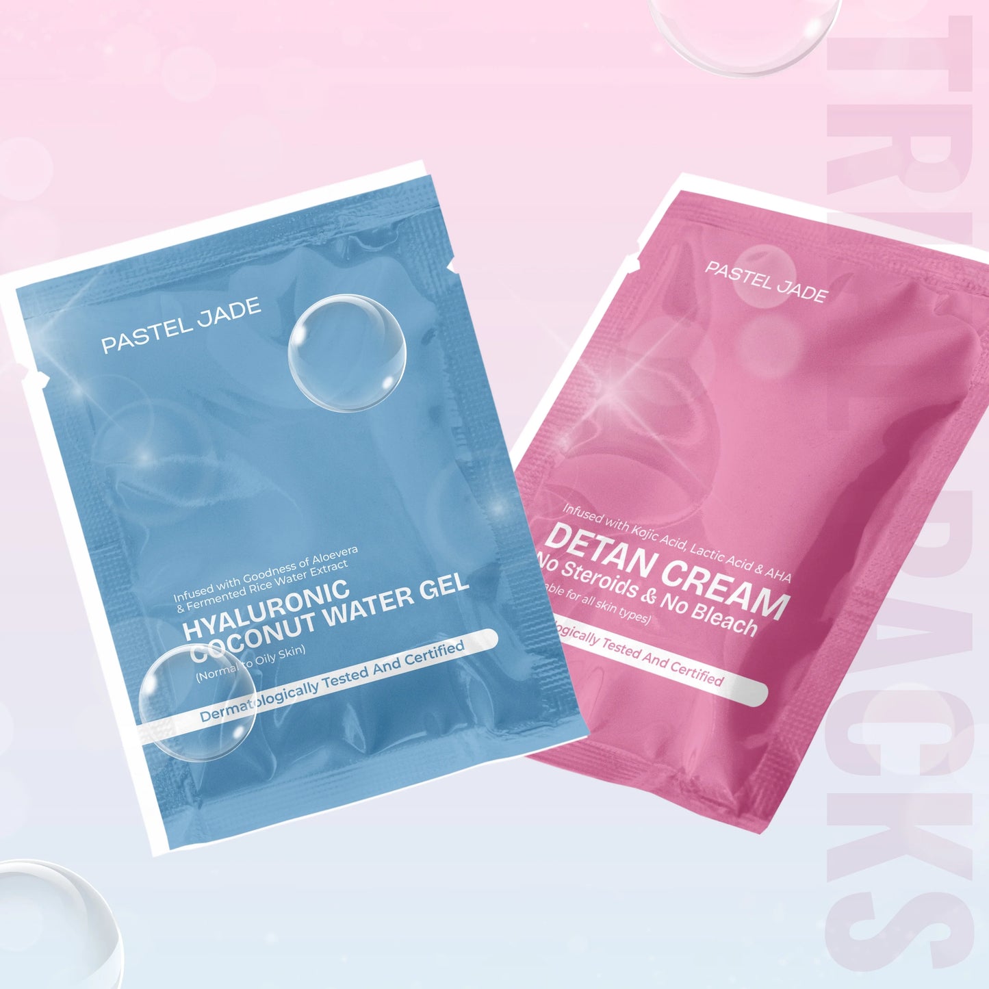 1 Coconut Gel Oily + 1 Detan Trial Pack
