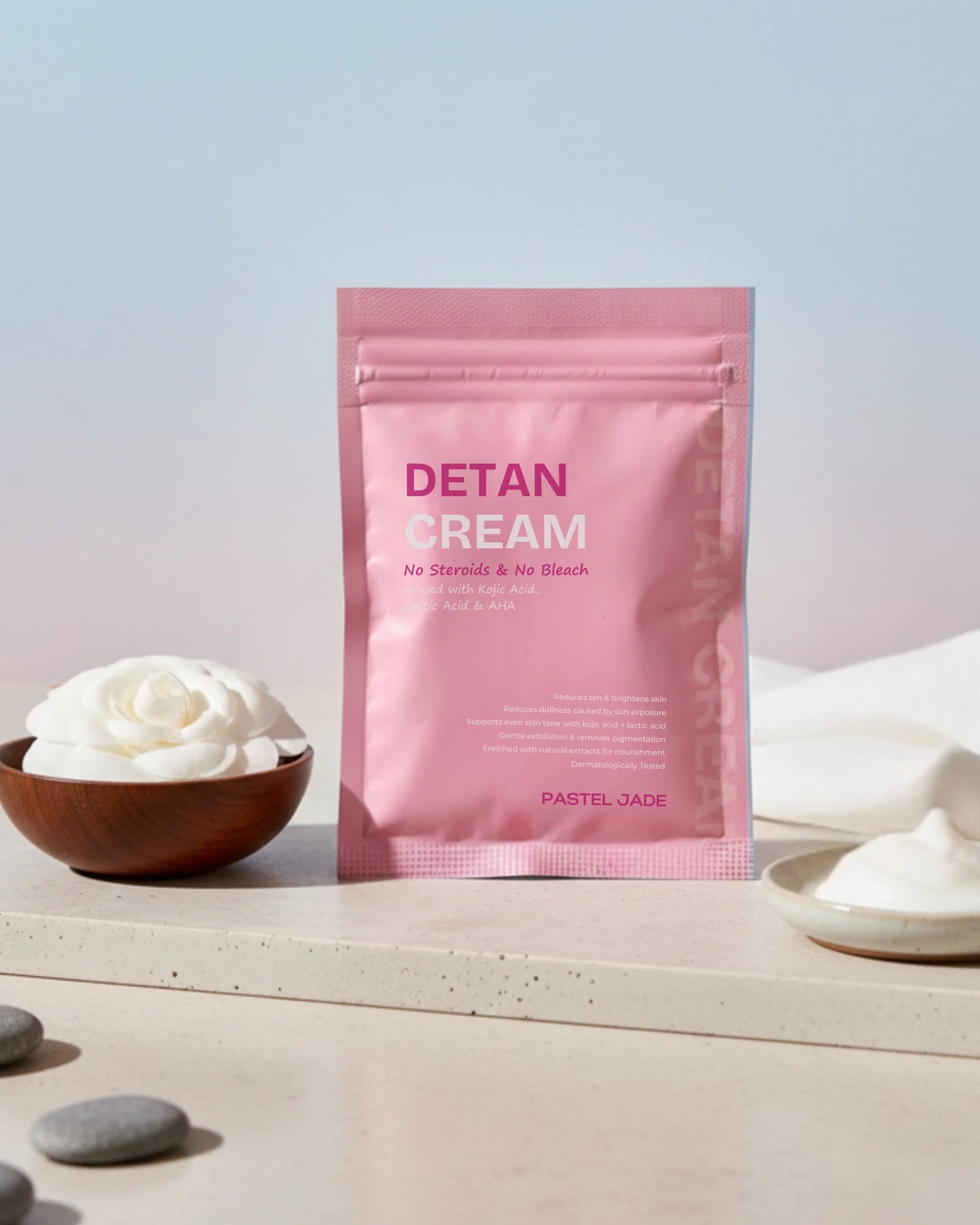 Detan Cream Refill 50g - No bleach & steroids