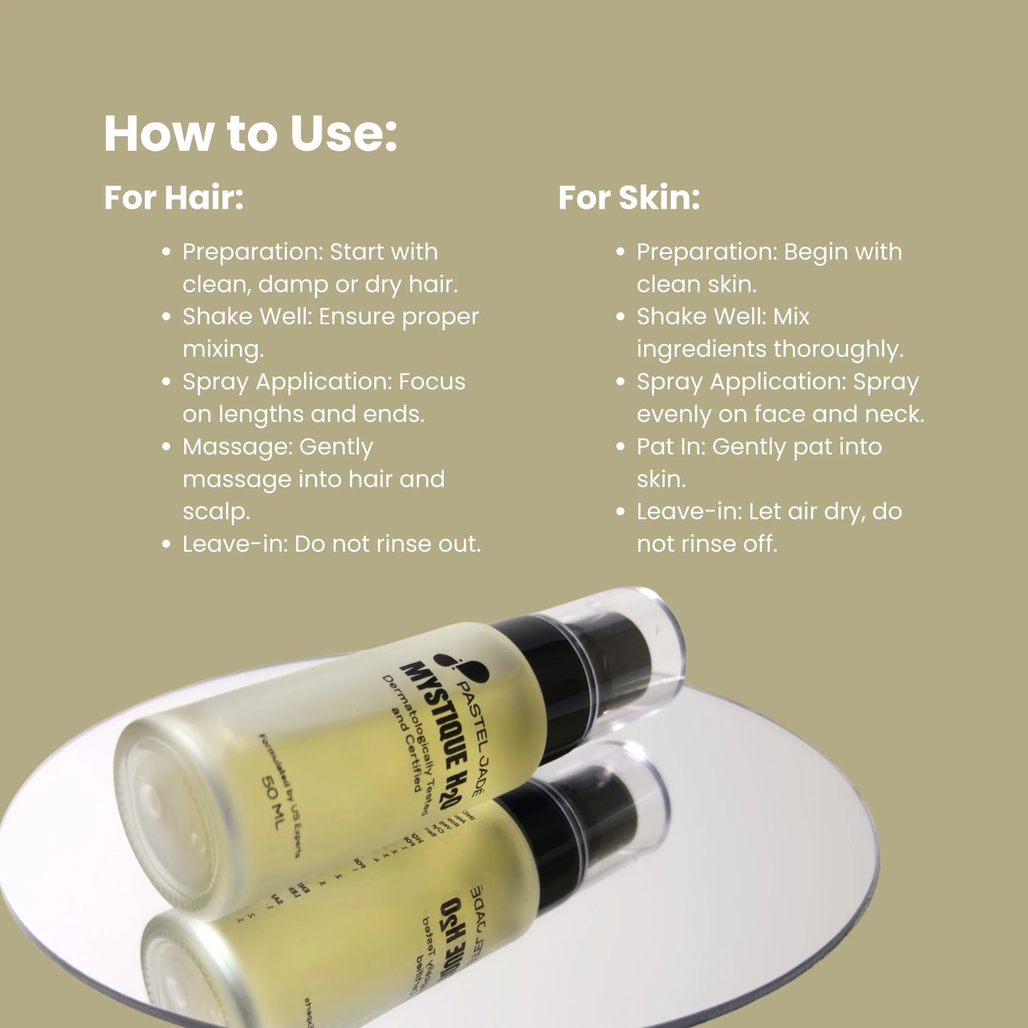 Mystique H2O toner for oily and acne prone skin