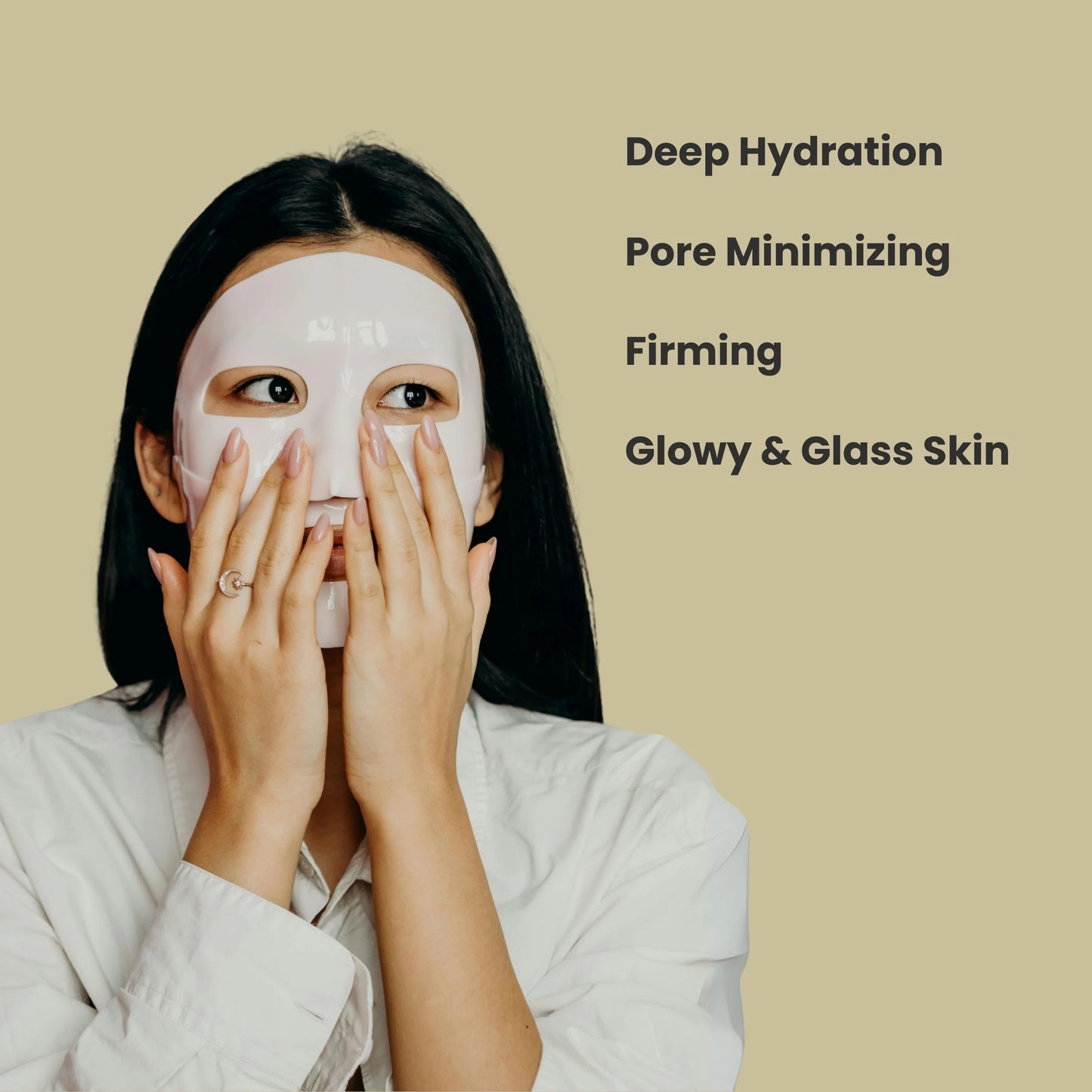 Instant Glass Skin and Skin Tightening Mask (Bio collagen mask)