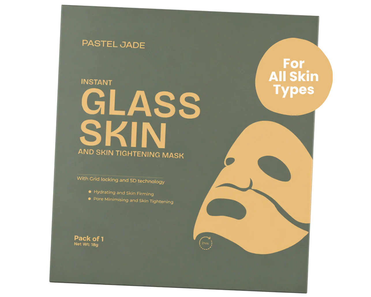 Instant Glass Skin and Skin Tightening Mask (Bio collagen mask)
