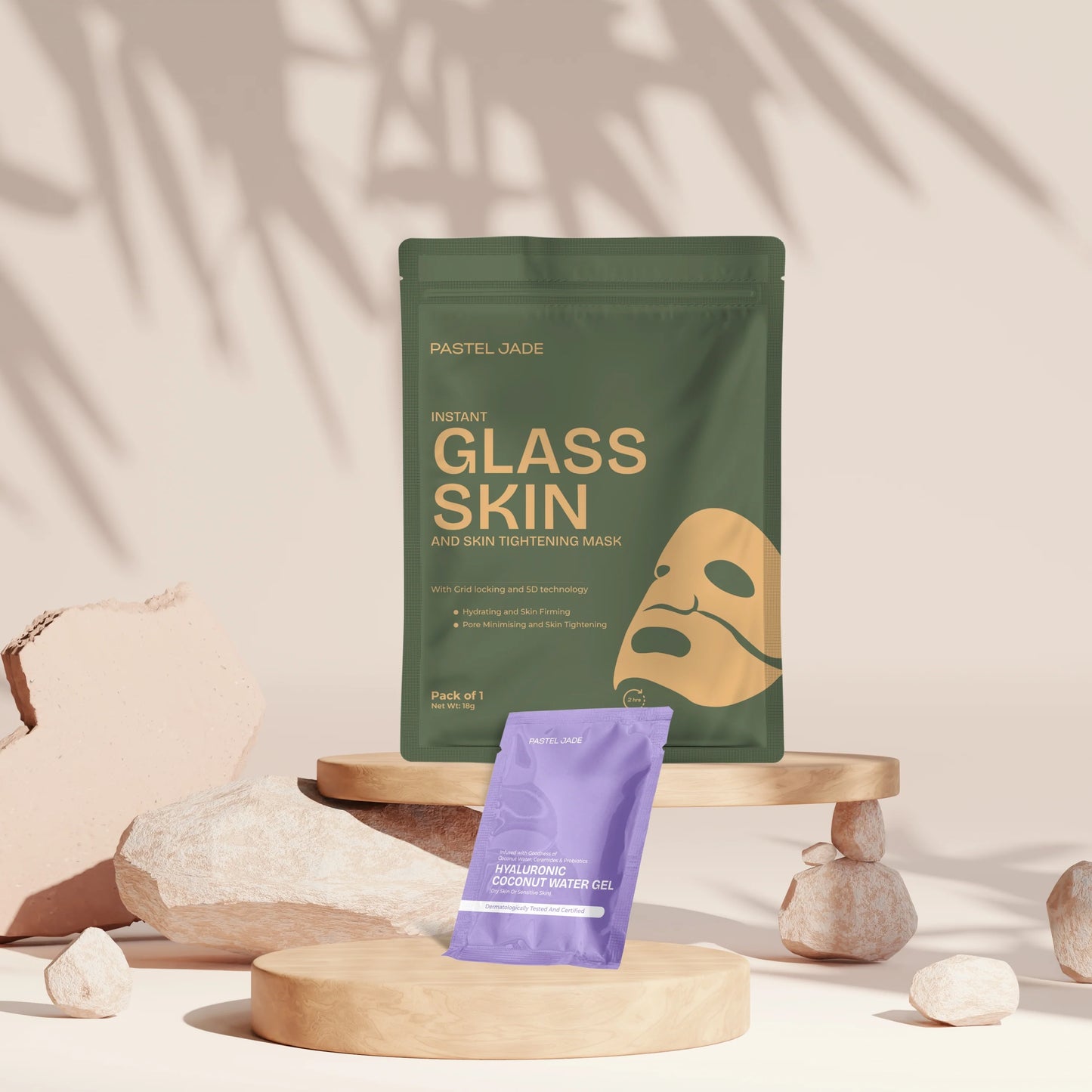 Glass Skin combo (coconut gel dry trial + glass skin)