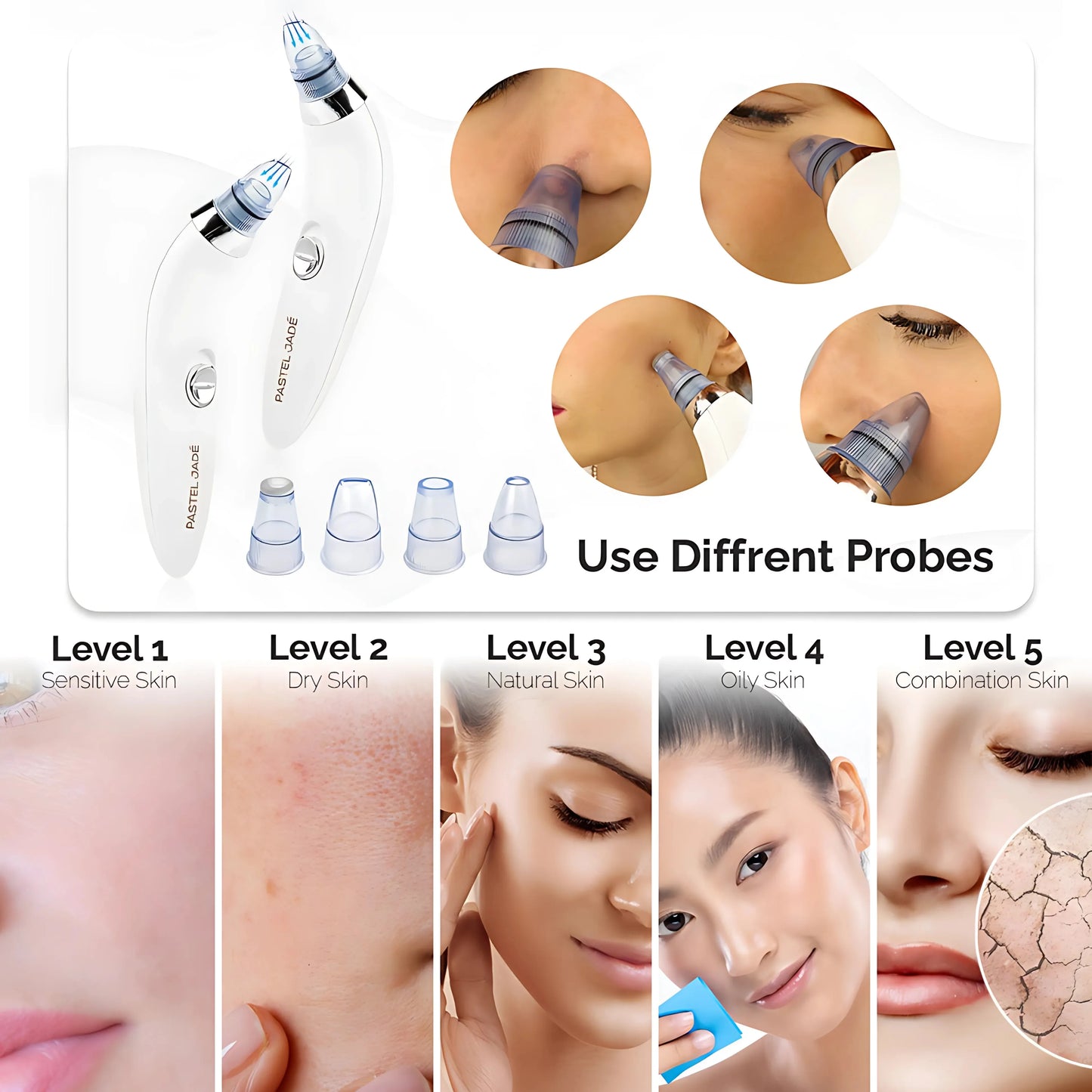 Battery Operated Blackhead & Wrinkles removal tool