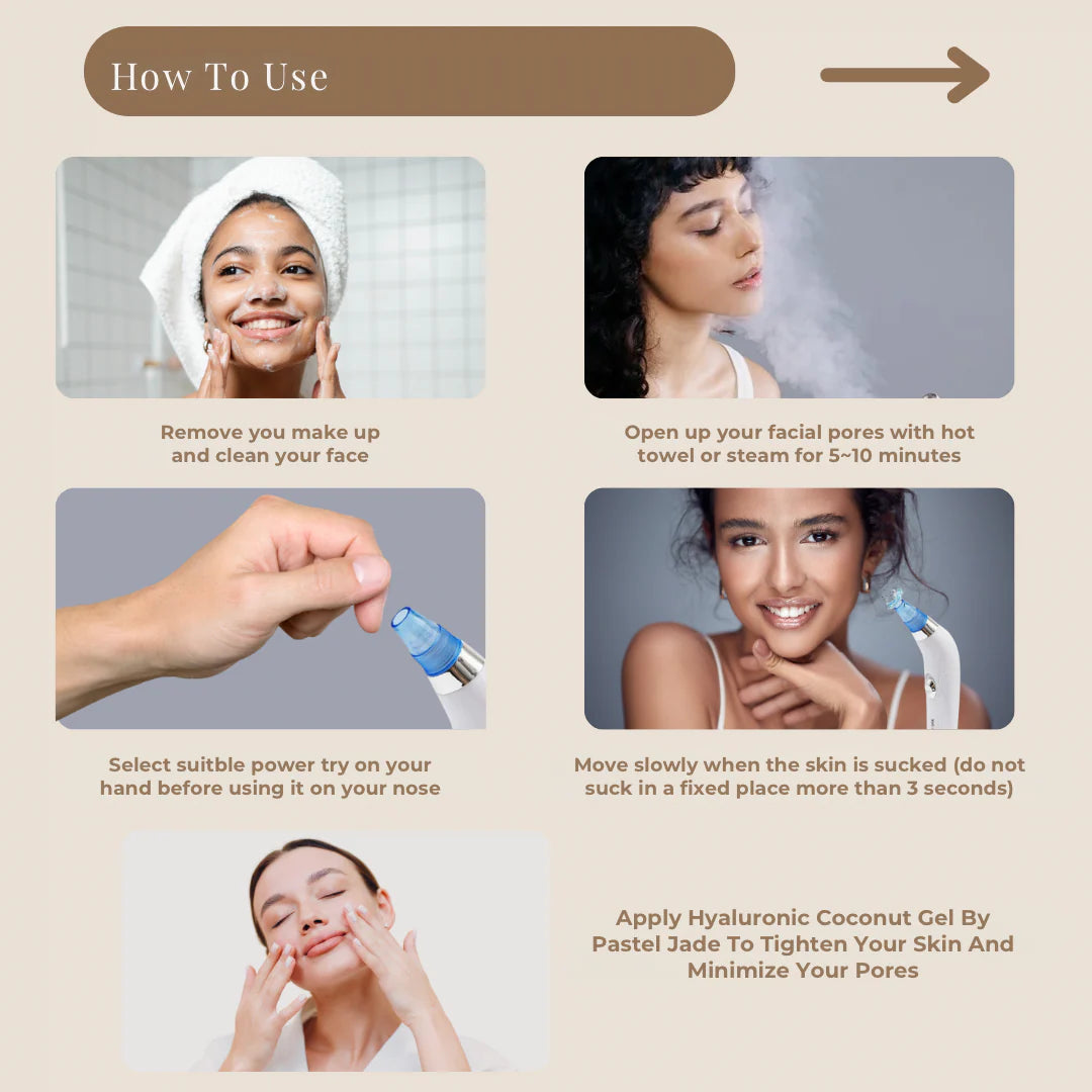 Chargeable Blackhead & Wrinkles removal tool
