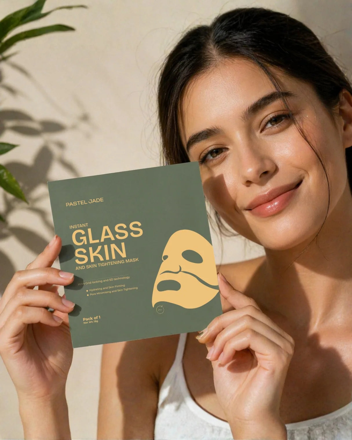 Instant Glass Skin and Skin Tightening Mask (Bio collagen mask)