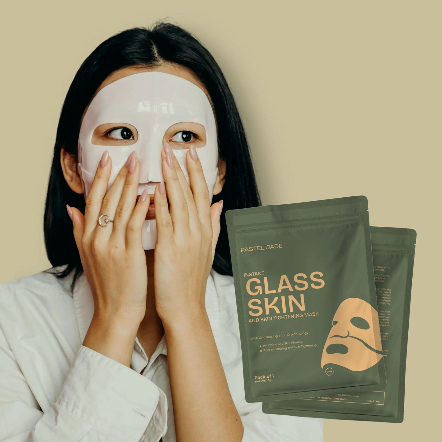 Instant Glass Skin advanced facial kit combo
